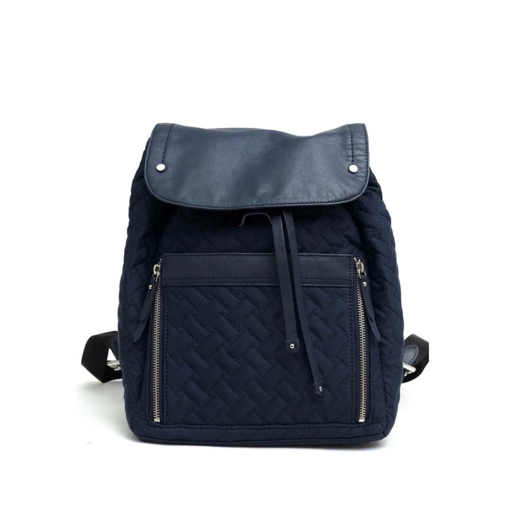 Cole Haan Quilted Nylon Backpack Black‎